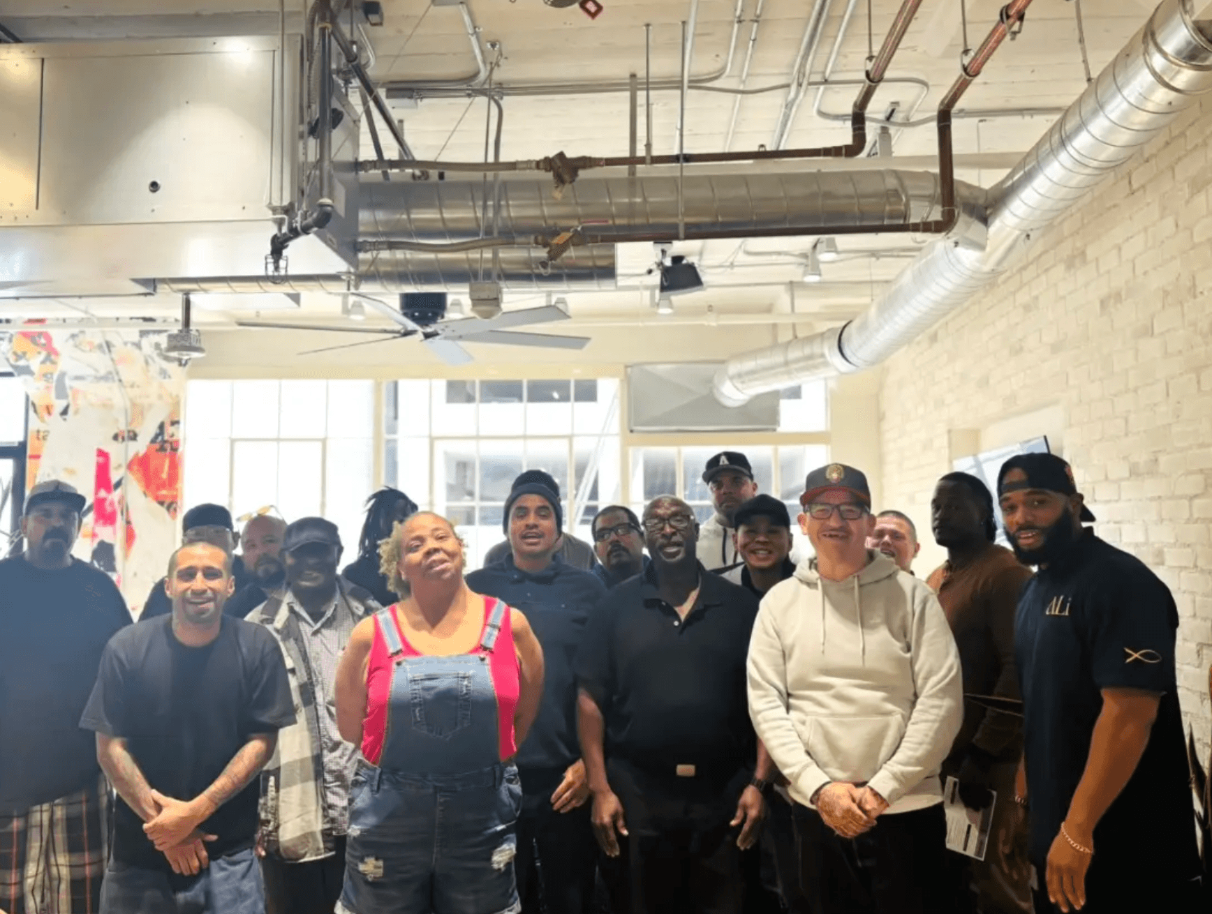 After Life Initiative members and staff gathered at the ALI office