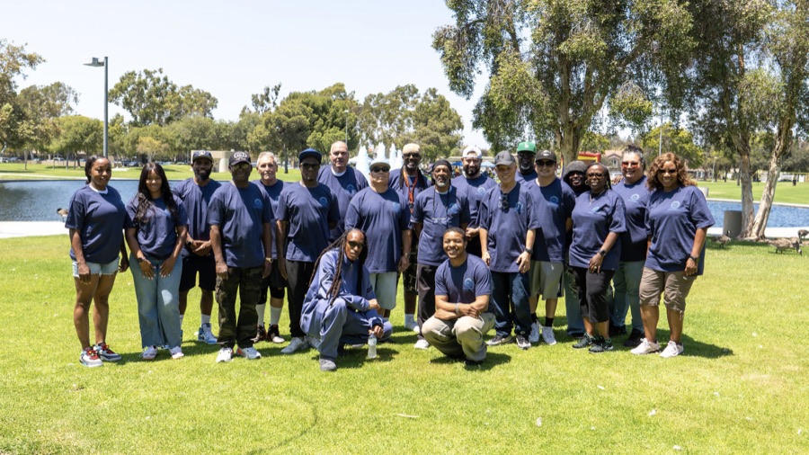 After Life Initiative members and staff at a wellness event
